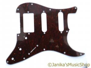 TORTOISESHELL HSS STRAT PICKGUARD 3PLY